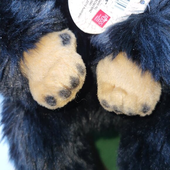 Russ Berrie/Yomiko Classics Black/Brown Chimpanzee with baby on shoulder - Picture 10 of 11